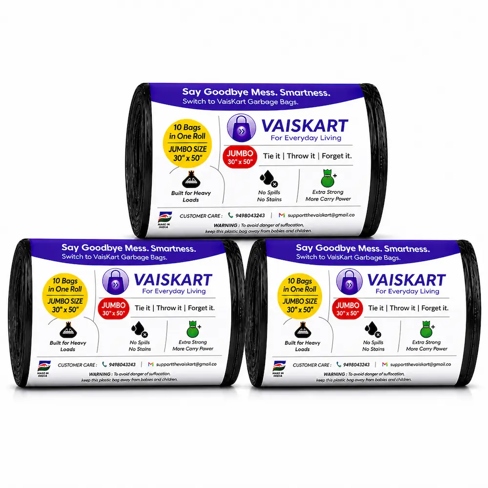 VaisKart Mega Garbage Bags