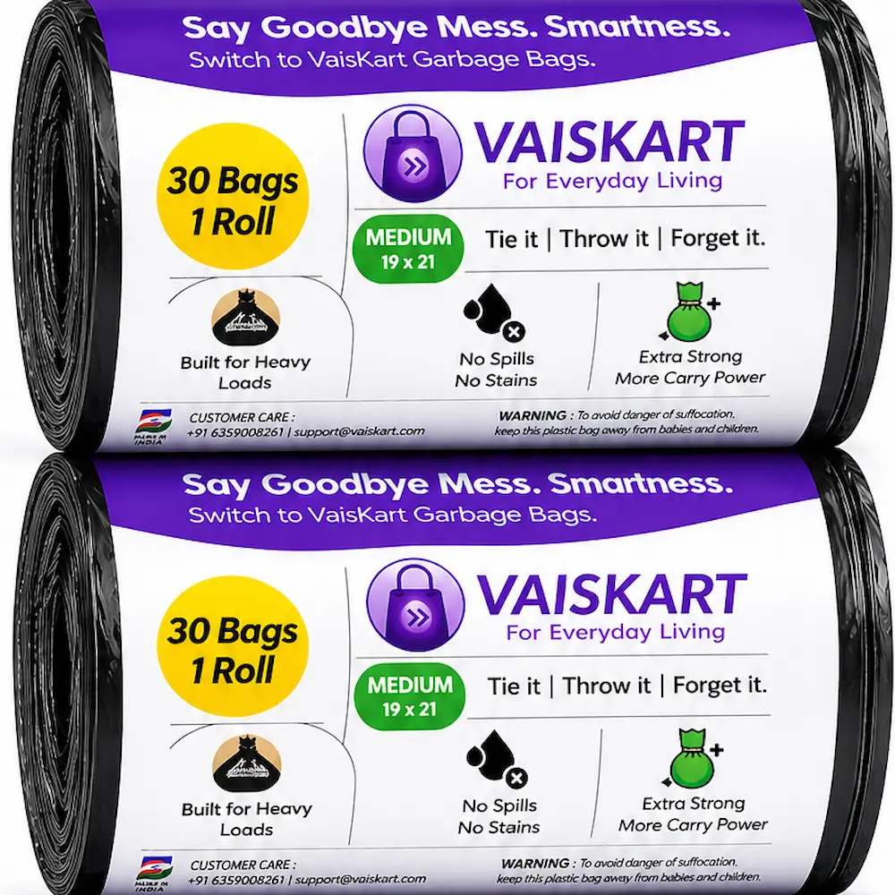VaisKart Standard Garbage Bags